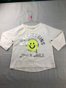 Gymboree NWT peace begins with a smile - size 12 months