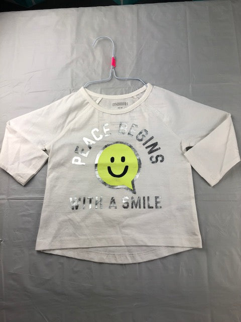 Gymboree NWT peace begins with a smile - size 12 months