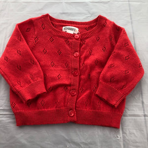 Gymboree NWT red button down sweater - size Newborn/0