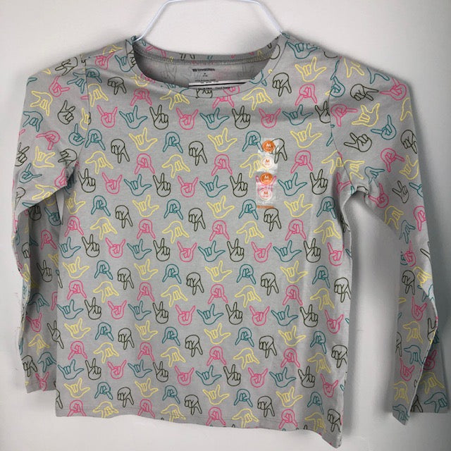 Gymboree NWT long sleeve finger shirt - size 10
