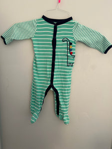 Carter's dinosaur pajamas - size 9 months