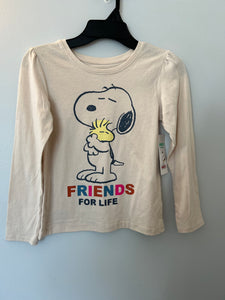 NEW Peanuts Friends for Life shirt - size 4/4T