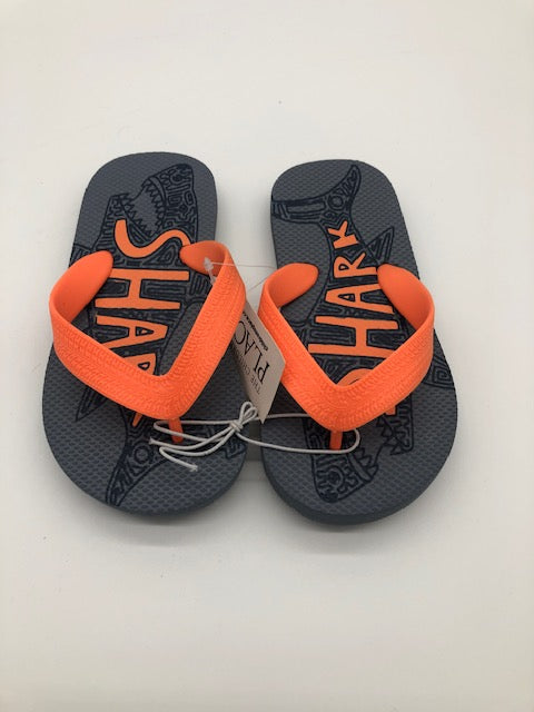 NWT Children's Place shark flip-flops - size Shoes: Toddler Size 10