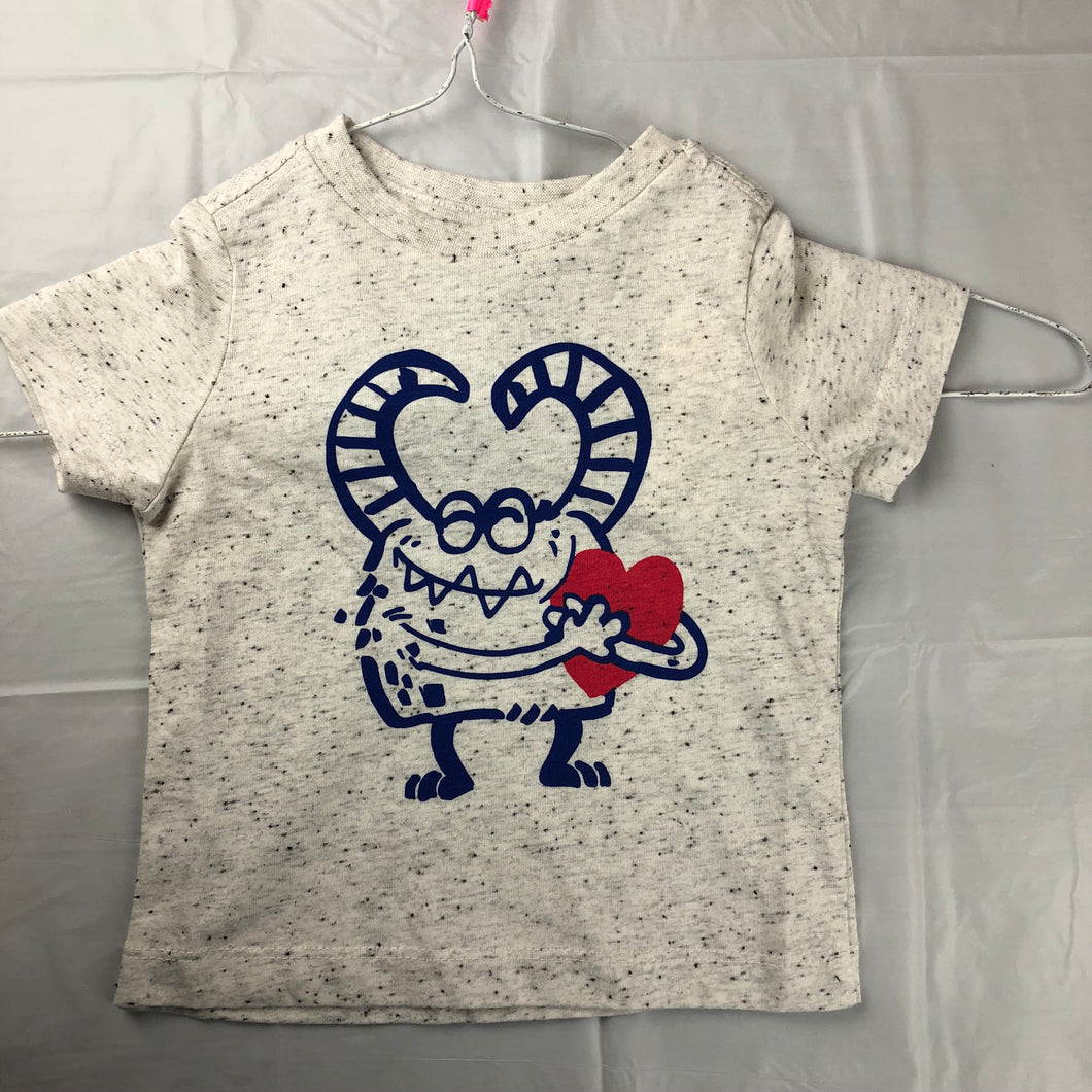 Gymboree brand new Monster heart shirt - size 3 Months