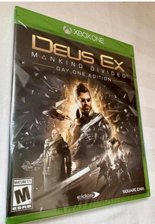New! XBOX ONE VIDEO GAME Deus Ex: Mankind Divided