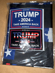 New! Trump Flag - size .Leave Blank
