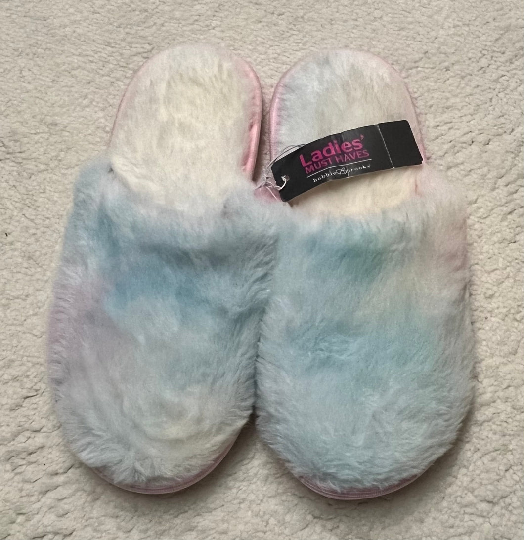 NEW BobbiBrooks Pastel Scuff Slippers - size Womens shoes: 8