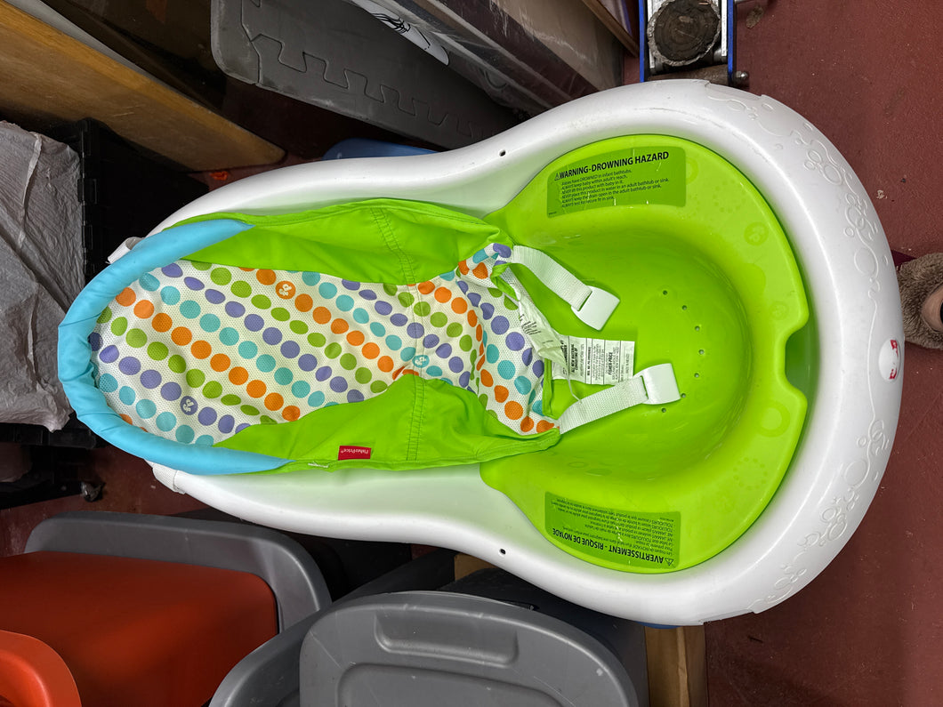 Fisher Price Bathtub w Infant Net & Baby Seat