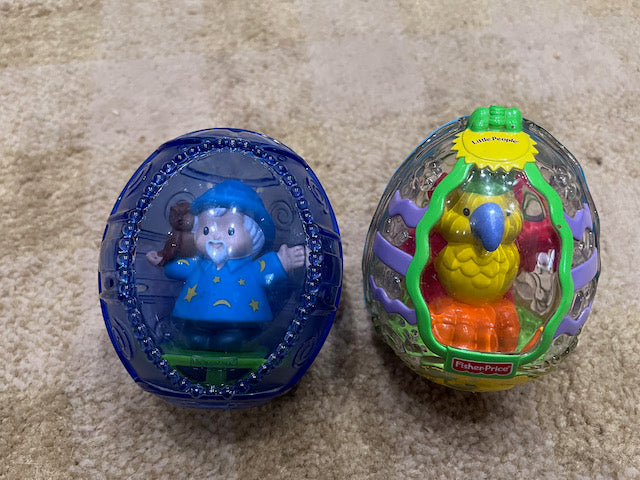 FP LittlePeople Eggs w Wizard Parrot