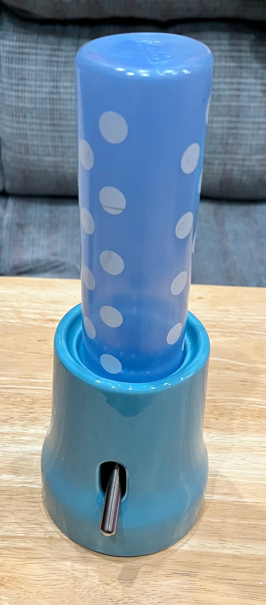 Water Bottle in Ceramic Holder