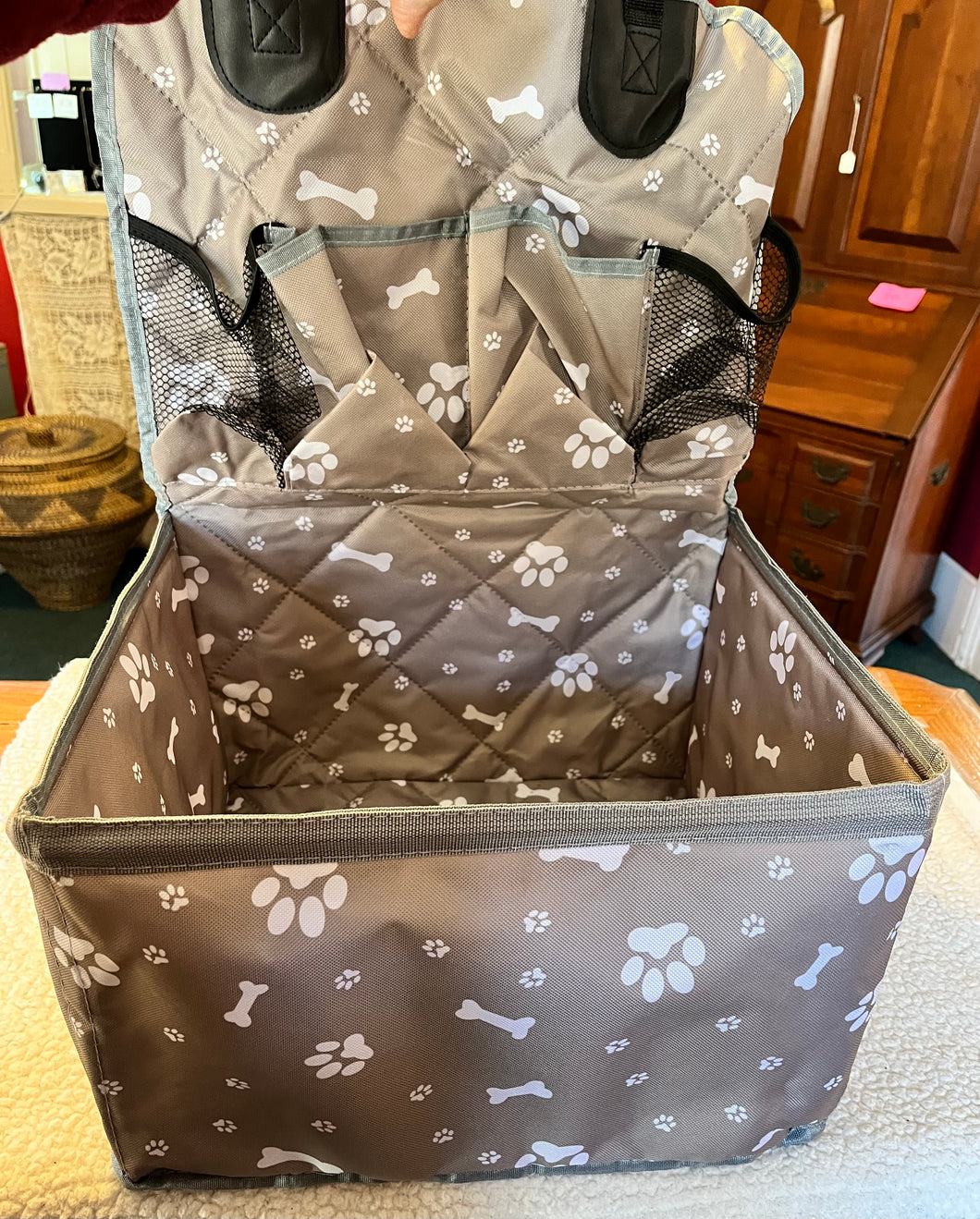 Small DogCarrier for Car Straps onto the seat