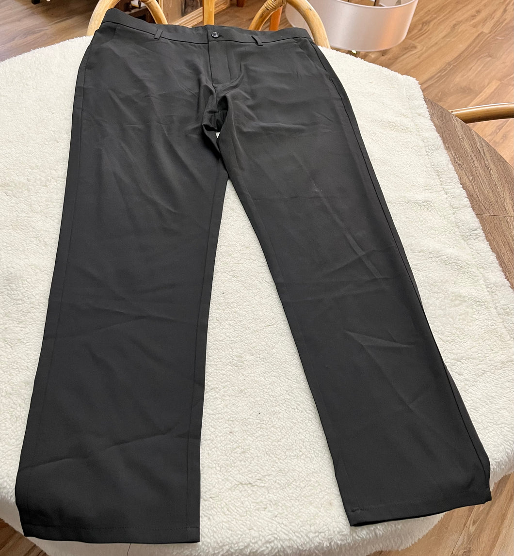 34x32 Silky Black Dress Pants