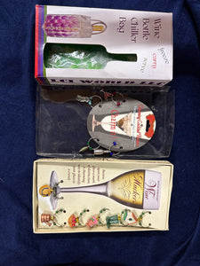 Wine Bottle Chiller Bag 10 Wine/DrinkGlassCharms
