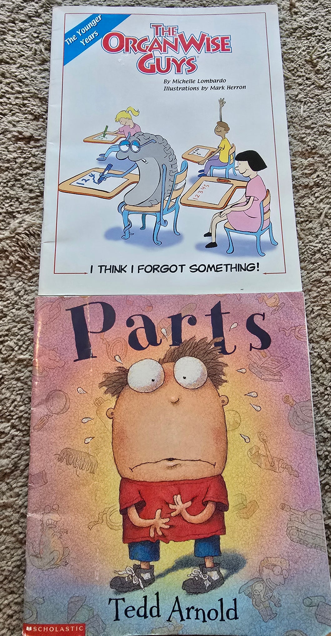 2 picture books Parts/Organ Wise
