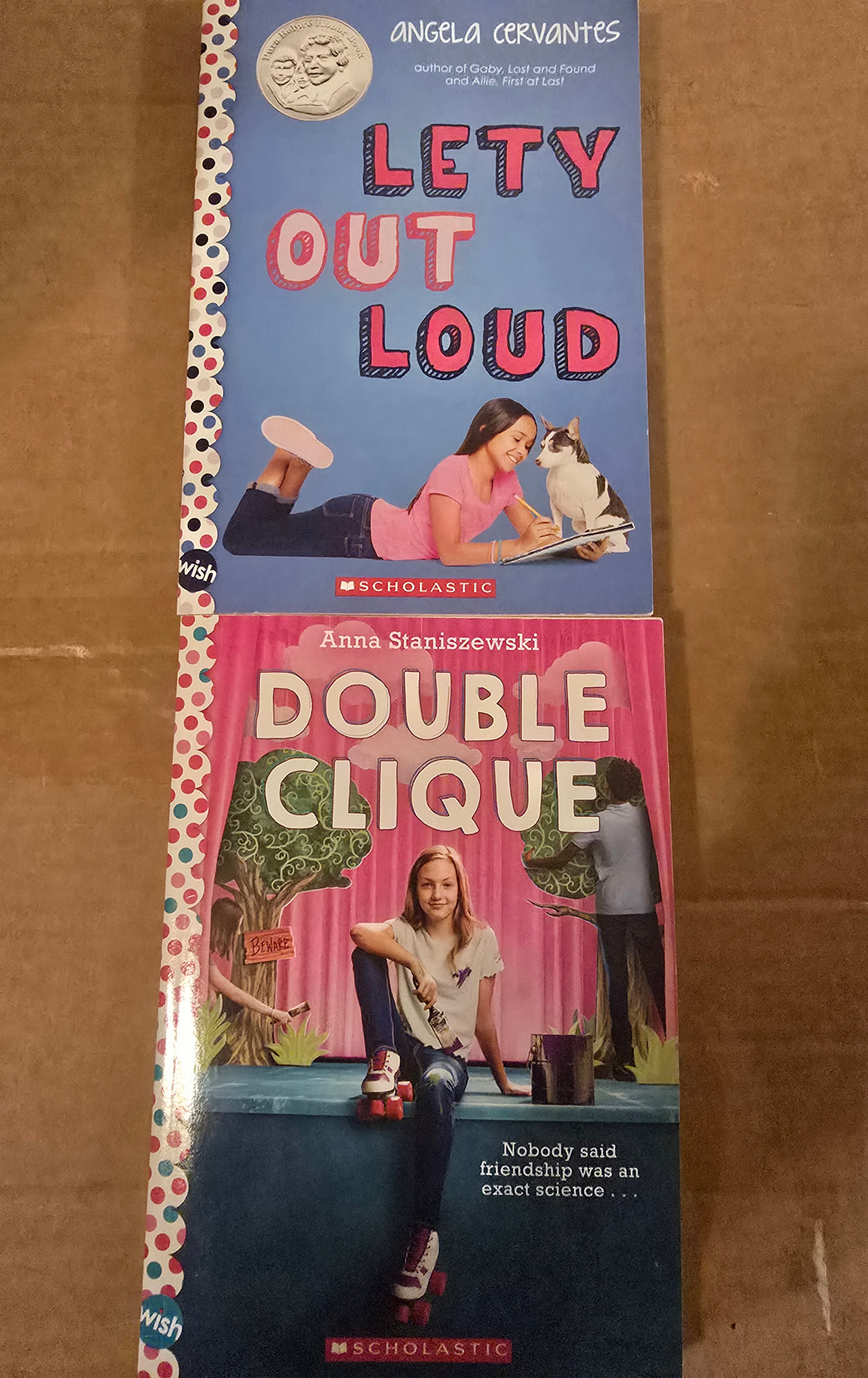 2 Wish books Lefty/Double Clique
