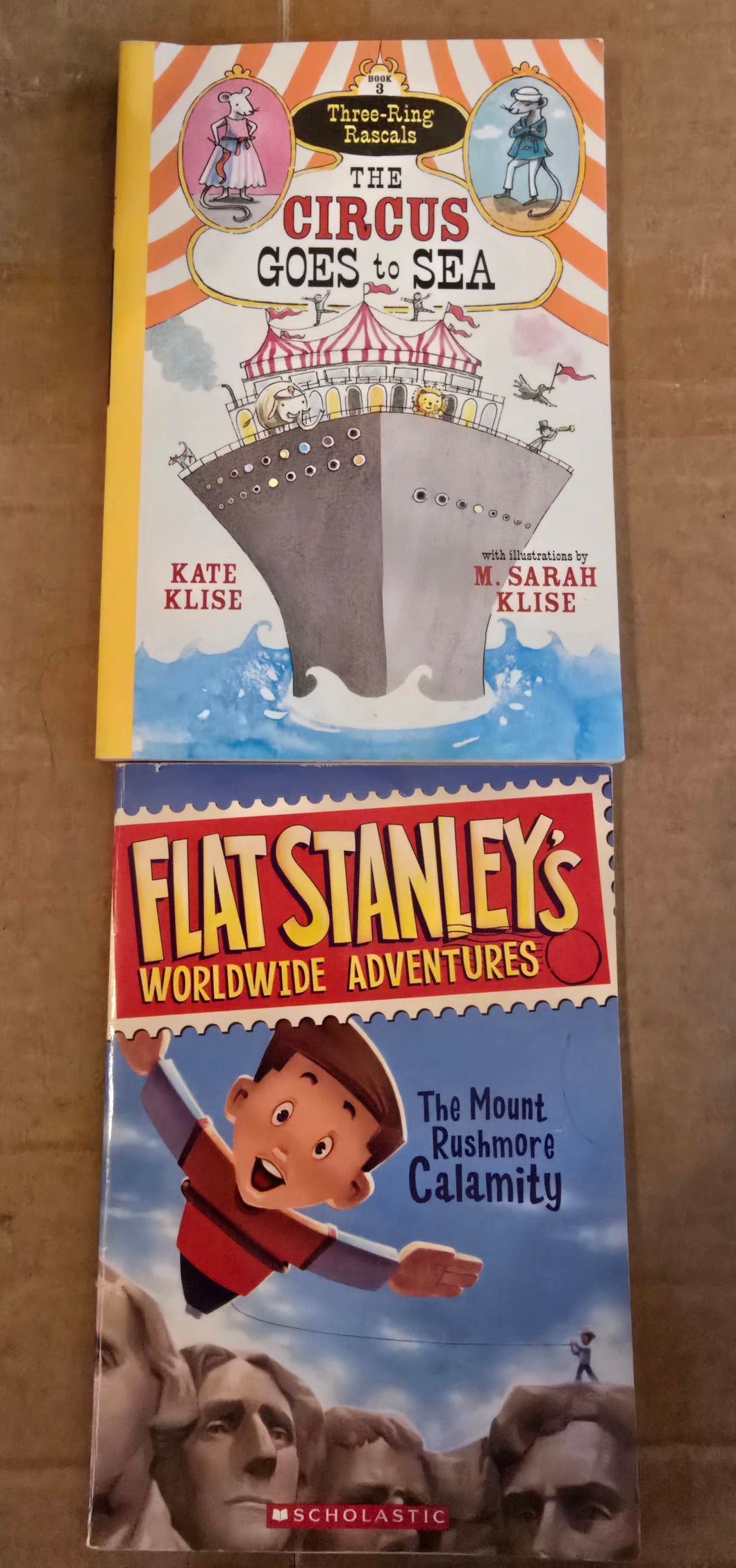 2 Easy Reader books Flat Stanley/Circus