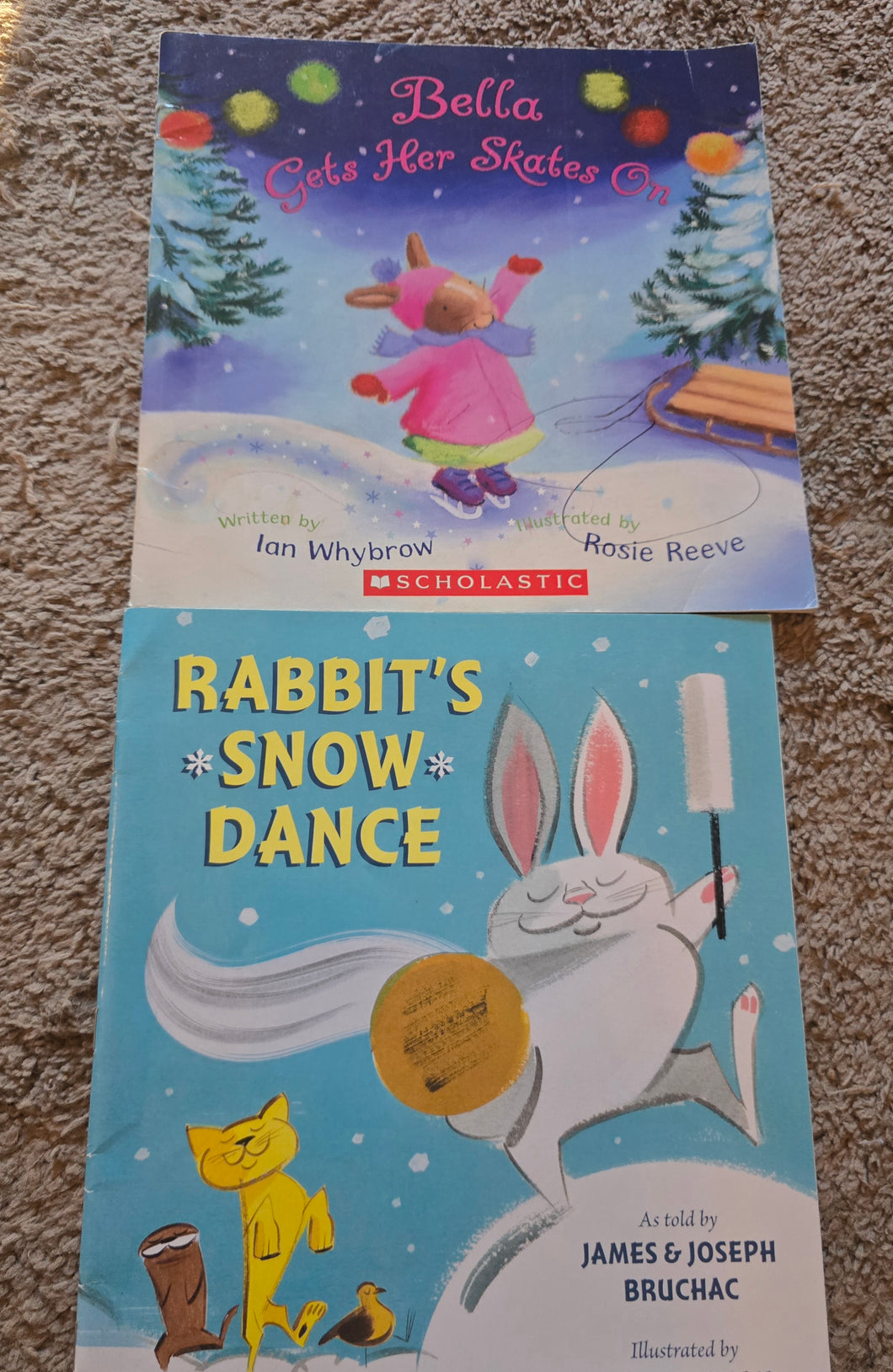 2 Winter books Bella/Rabbit's