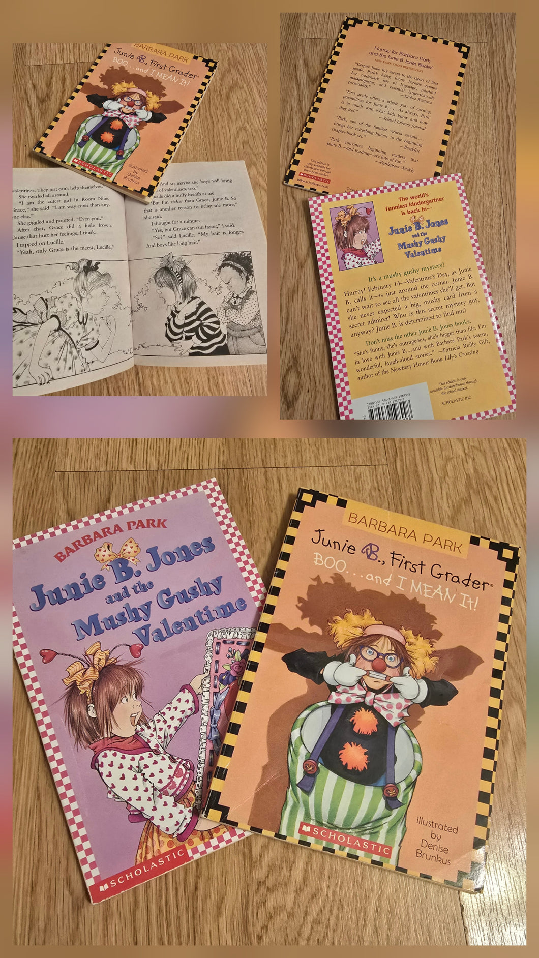2 Junie B Jones books Valentine/Boo