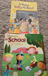 2 back to school books Silly/Manners