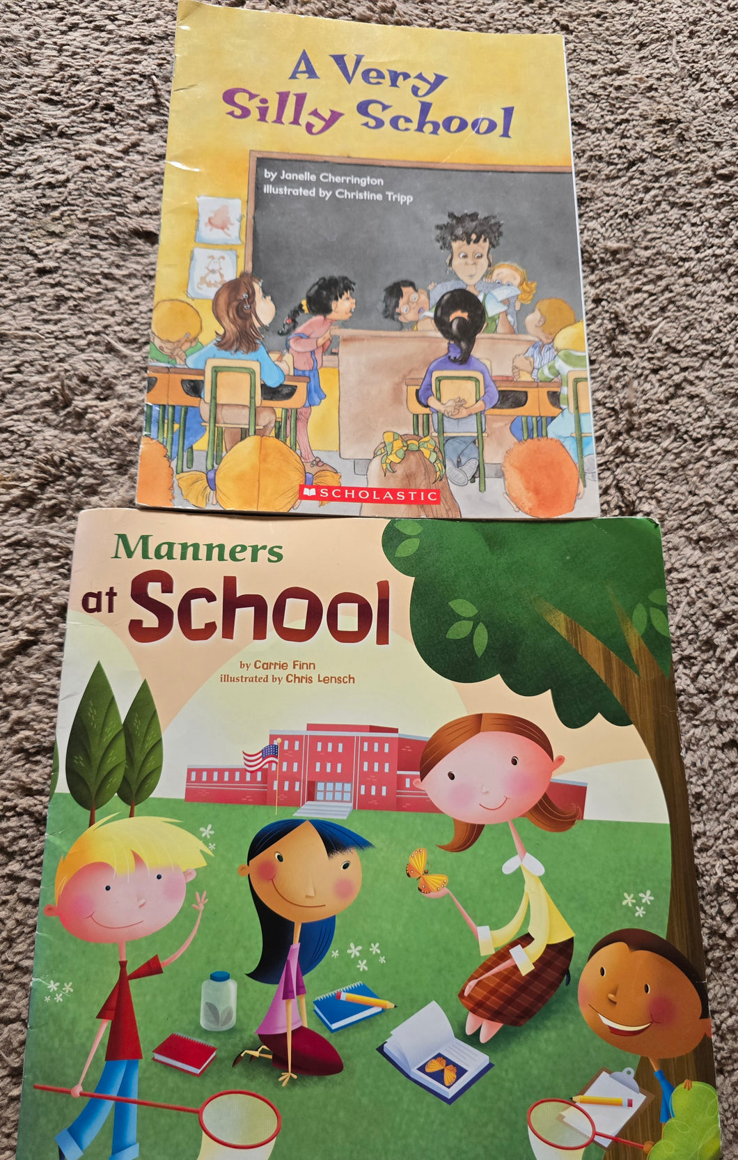 2 back to school books Silly/Manners