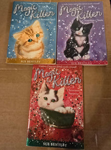 3 Magic Kitten books Summer/Classroom/Xmas