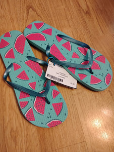 Flip flops New - watermelon - size Womens shoes: 9