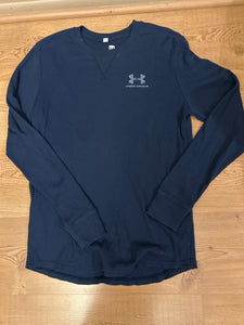 Under Armour l/s navy thermal shirt - size Small