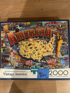 Vintage America Buffalo Puzzles - 2000