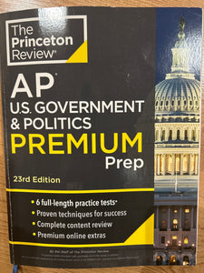 Princeton Review AP US Gov Premium Prep
