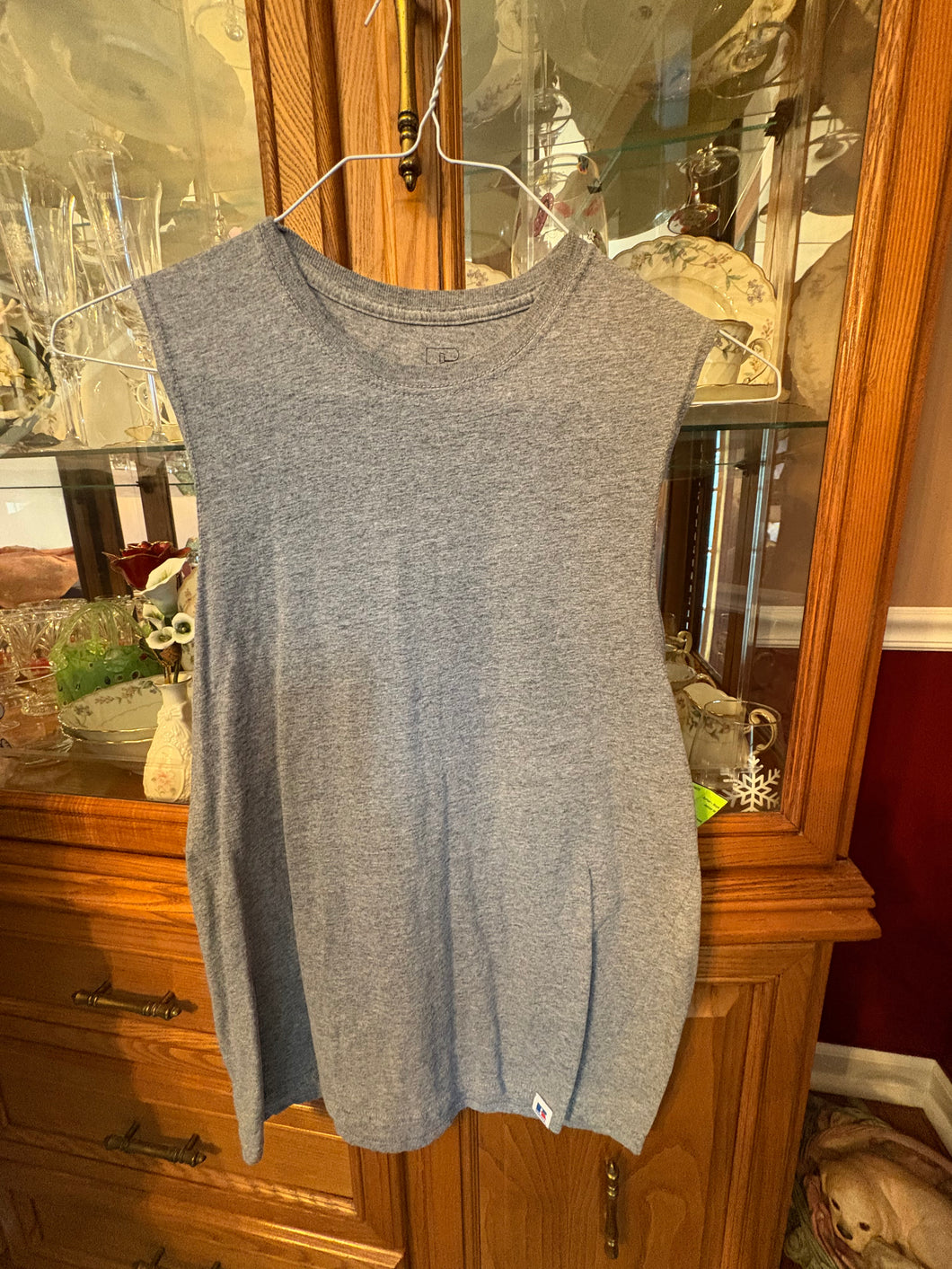 Grey Tank Top Russell Athletics - size Medium