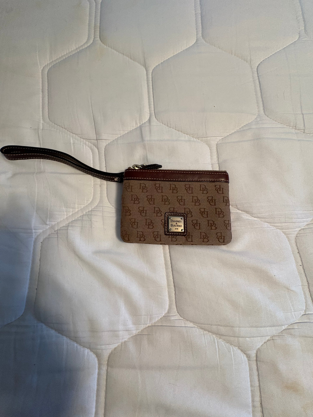 Dooney& Bourke Brown Wristlet