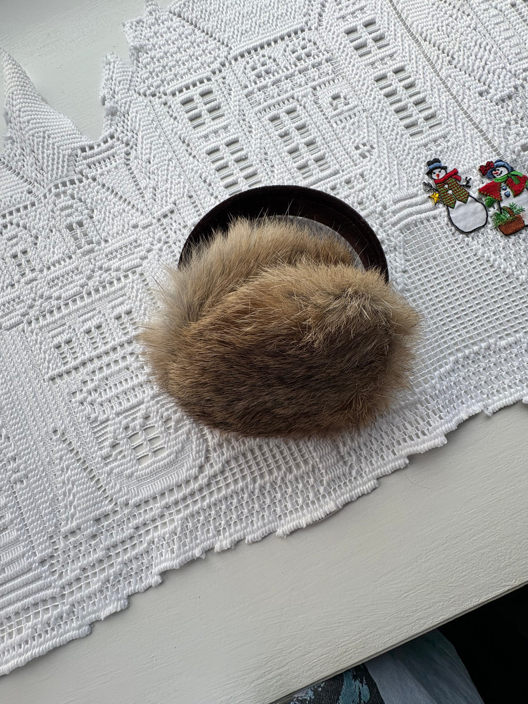 Brown Fur Earmuffs