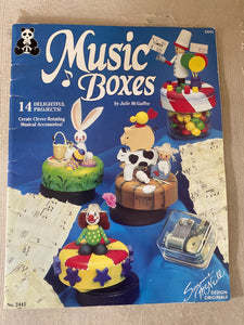 Music Boxes Project book Wood pieces