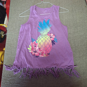 THE CHILDRENS PLACE PURPLE PINEAPPLE TANK - size 10