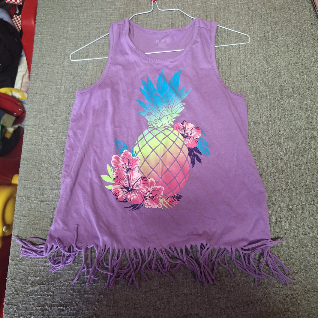 THE CHILDRENS PLACE PURPLE PINEAPPLE TANK - size 10