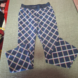 375 NAVY BLUE STRIPES GLITTER WAISTBAND - size 8