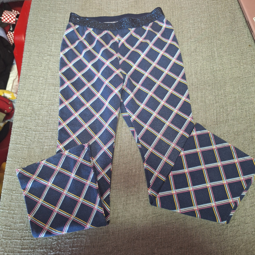 375 NAVY BLUE STRIPES GLITTER WAISTBAND - size 8