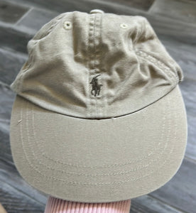 Polo tan toddler hat 100% cotton elastic back