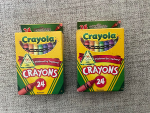 Crayola Crayons x24 NEW 2 packs (48 total)