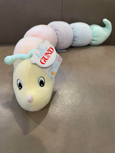 GUND NWT Rattle Toy Pastel Caterpillar 17 - size .Leave Blank