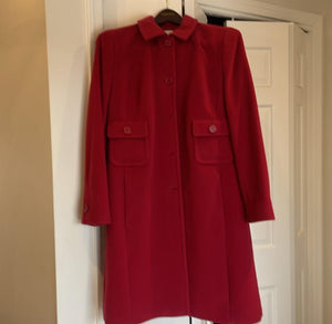 Ann Taylor Red Wool SIZE 12 Lined - size Large