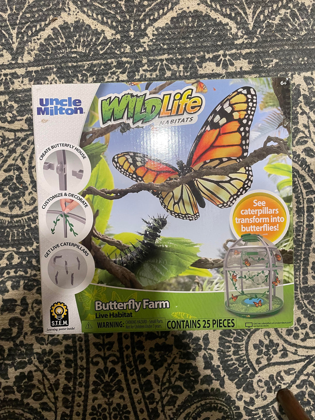 Uncle Milton NEW Butterfly Farm