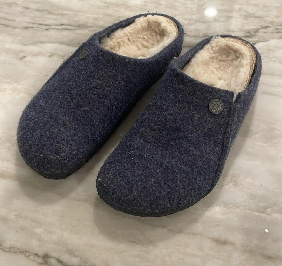 Birkenstock Zermat Sz 34 Shrling Wool Felt Org 99 - size Shoes: Youth 3 1/2