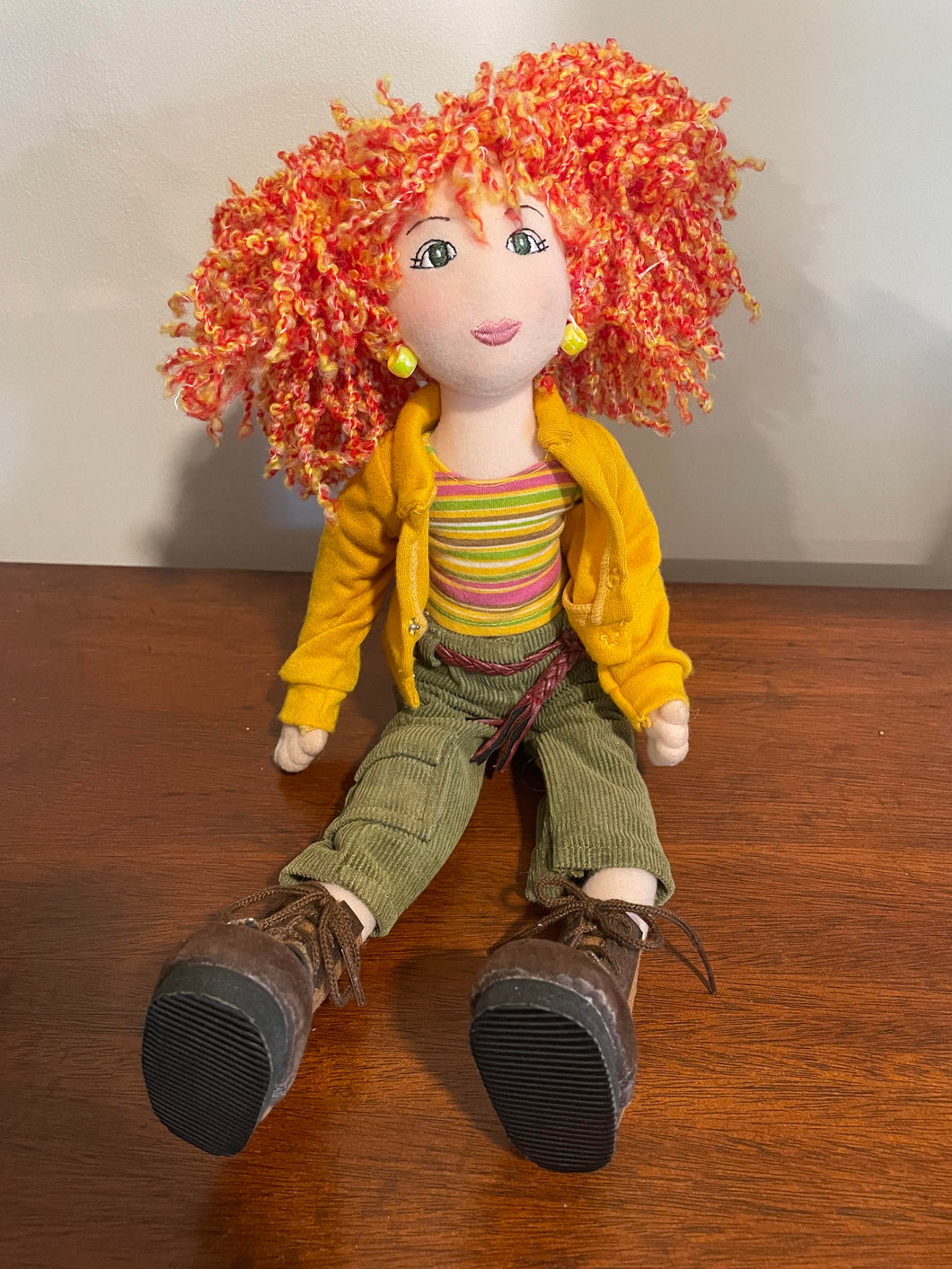 Gund Kids Red Head Doll Bendable 15
