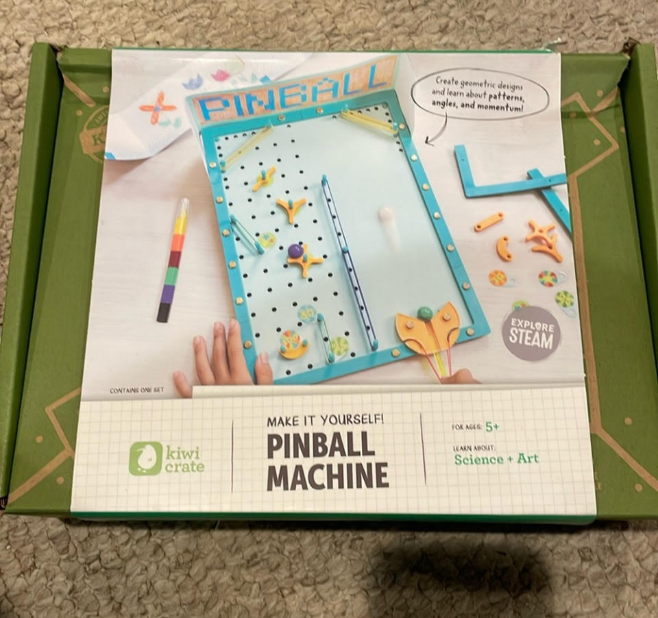 Kiwi Crate Pinball NEW 5+ Science Art