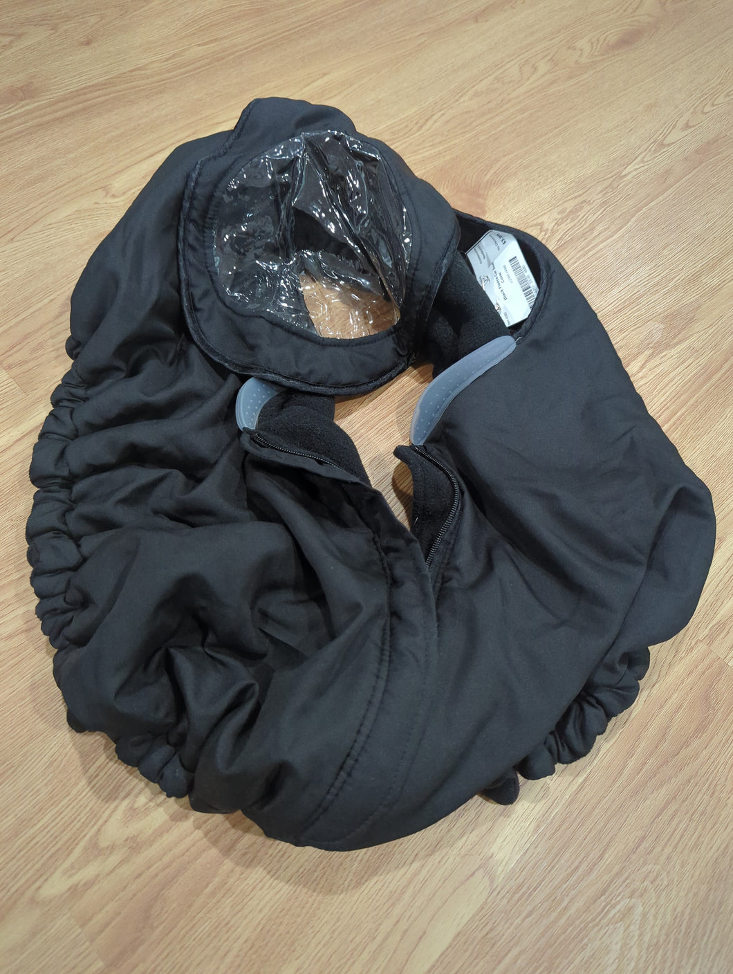 Black Fleece Lined Car Seat Cover