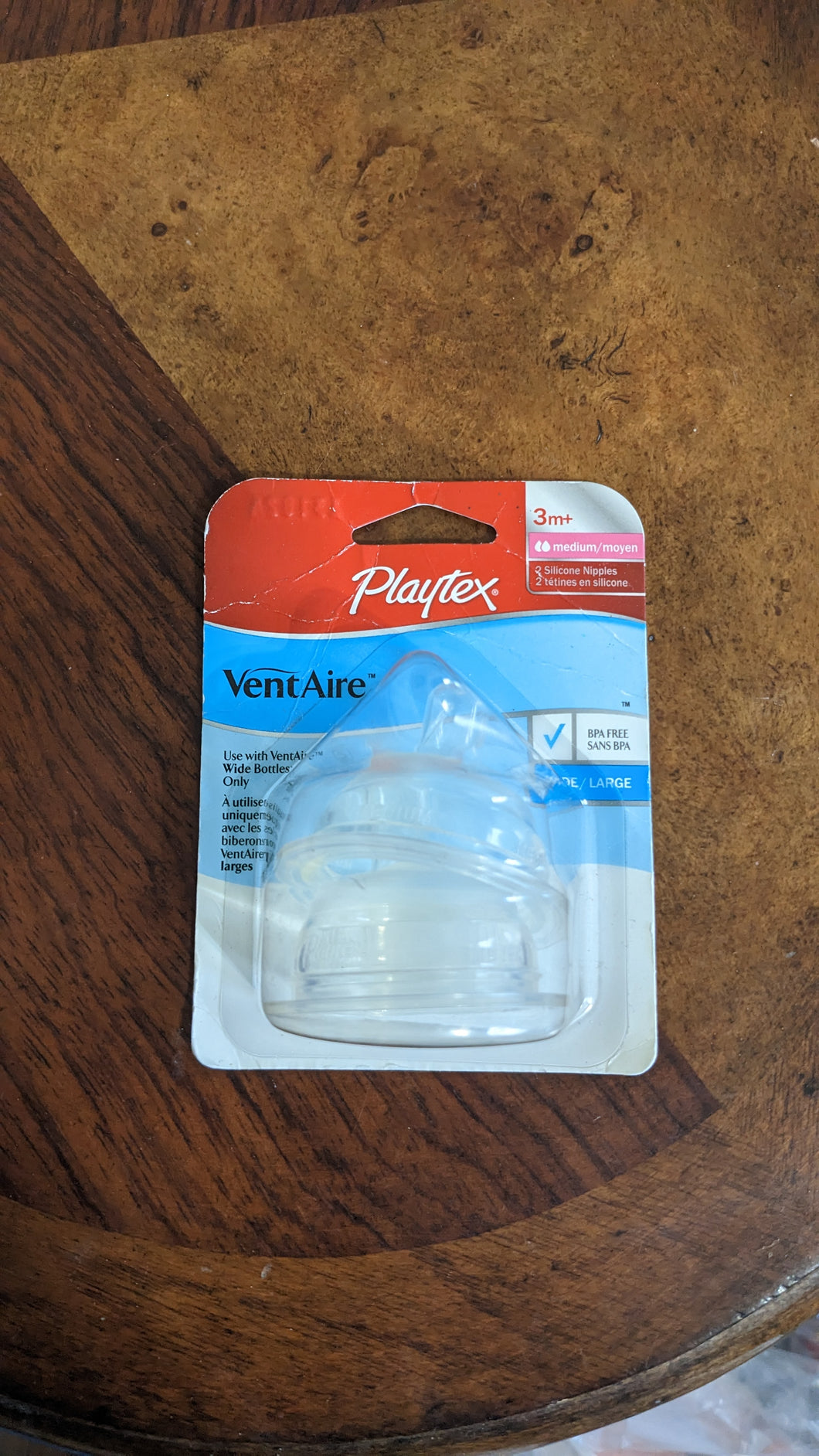 Playtex Ventaire Medium Flow- Wide Nipple