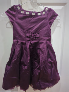 Gymboree Purple Party Dress w Gems - size 4/4T