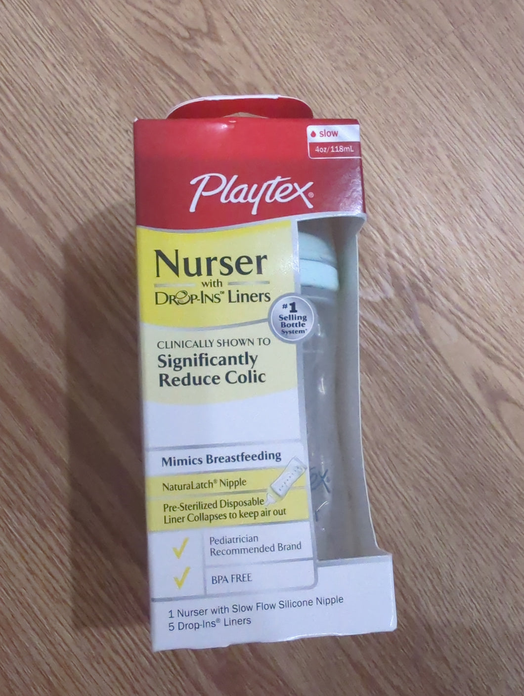 Playtex Nurser Drop In Bottle New in Box