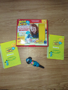 Hot Dots Jr- Learn to Read. 2 Books & Pen